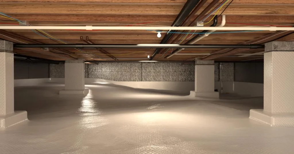 Vapor Barriers Protect Basements And Crawl Spaces