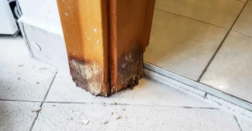how to repair a door jamb wood rot​