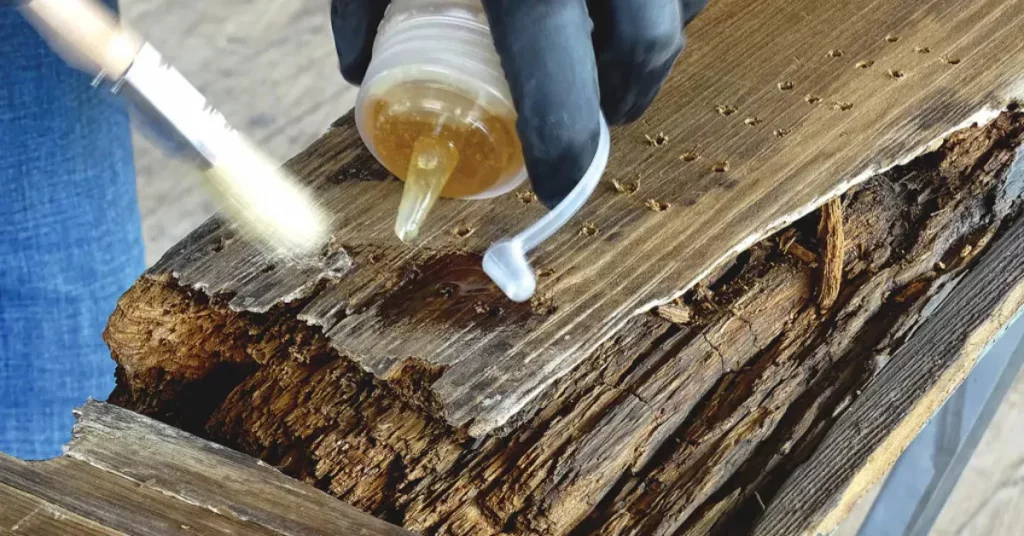 how to repair rotting wood without replacing it